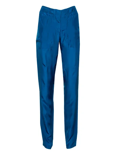 Stella McCartney Pre-Owned satin trousers Blue 415531