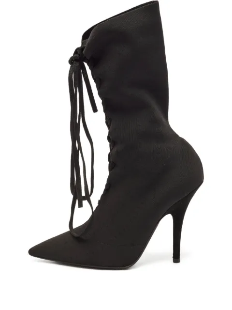 Balenciaga Pre-Owned lace-up boots Black 1118471