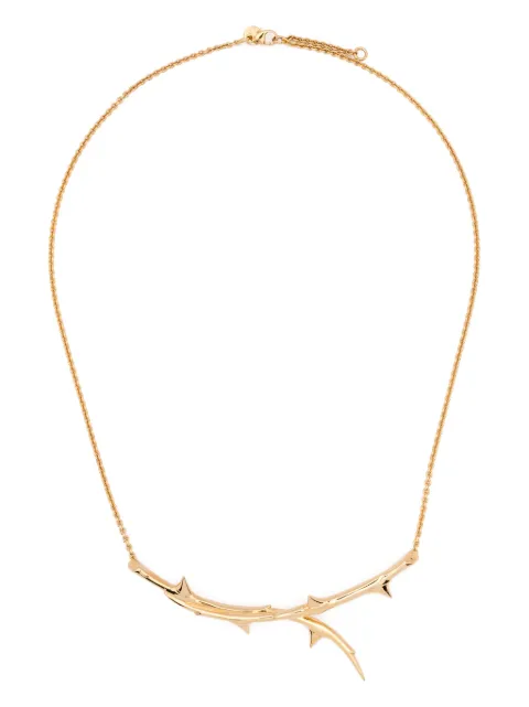 Shaun Leane Rose Thorn Horizontal necklace Gold RT018YVNANOS