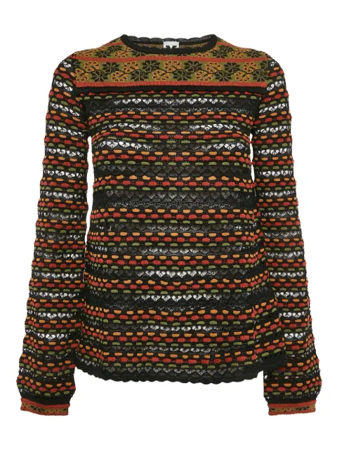 Missoni Pre-Owned pointelle-knit top Black 1104316