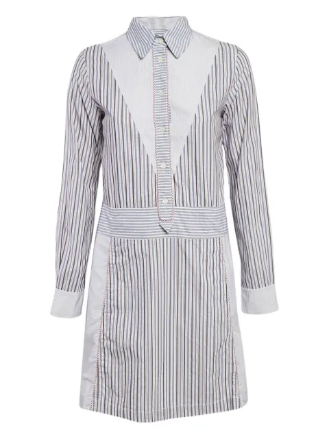 See By Chloé Vintage Pre-owned striped shirt dress Blue 1070761