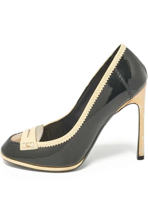 Saint Laurent Pre-Owned patent-leather pumps Black 1072256