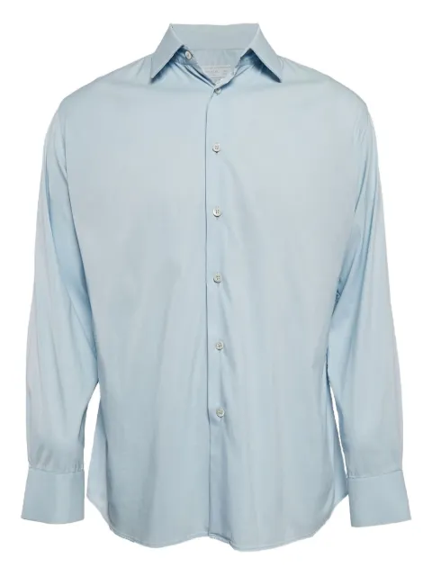 Prada Pre-Owned cotton shirt Blue 1064584
