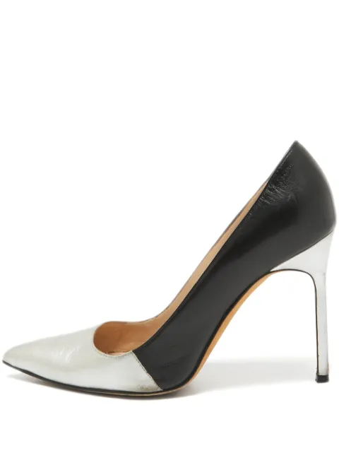 Manolo Blahnik leather pumps Black 1071932