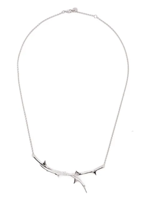 Shaun Leane silver Rose thorn horizontal necklace Silver RT018SSNANOS