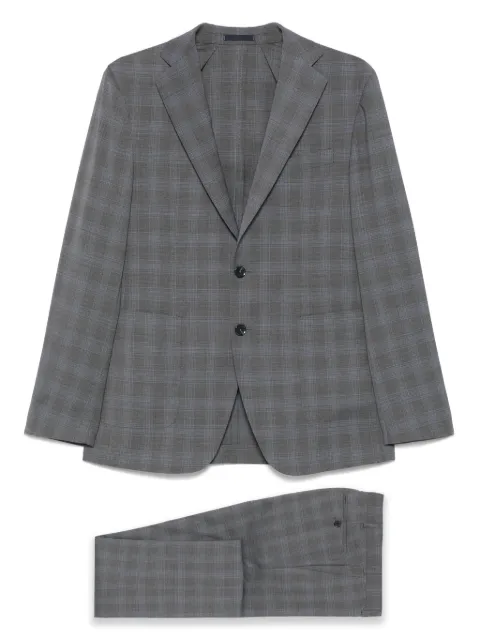 Scabal checked suit Grey 704913C2476
