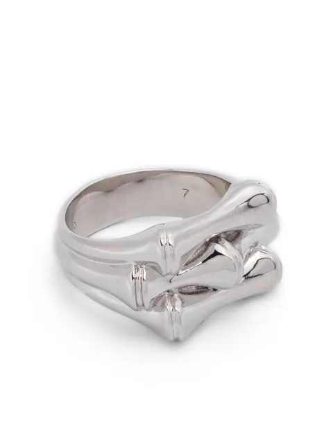 Eddie Borgo Bambu signet ring Silver RG311201
