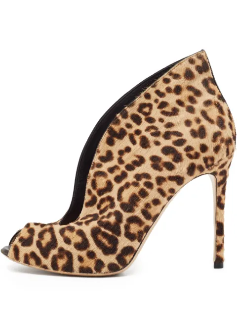 Gianvito Rossi 2024 120mm leopard-print pumps Neutrals 1101345