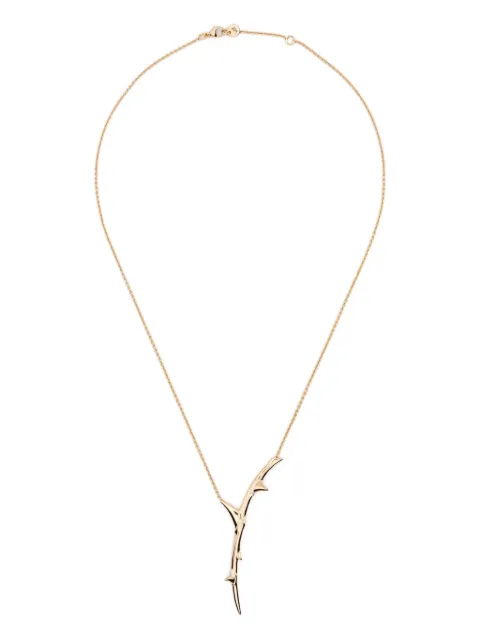 Shaun Leane Rose Thorn Single Drop necklace Gold RT017YVNANOS