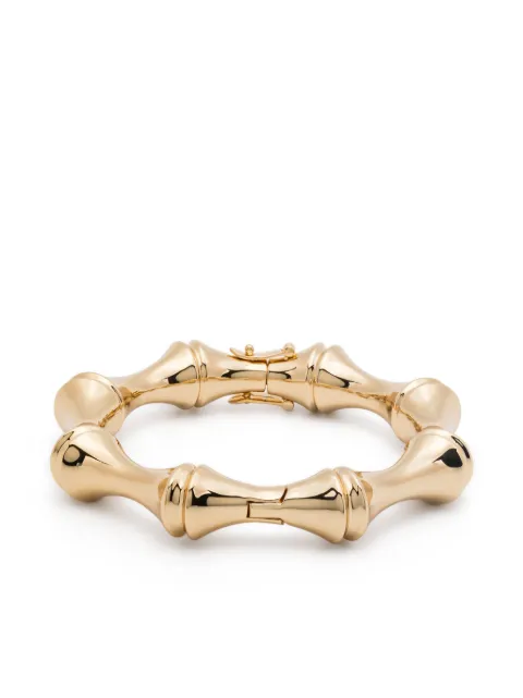Eddie Borgo large Bamboo bangle bracelet Gold BR310302