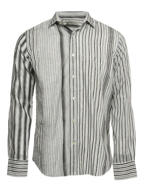 Etro Pre-Owned striped shirt Grey 1095979
