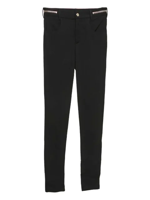 Givenchy Pre-Owned 2023 zip-embellished trousers Black 1061511