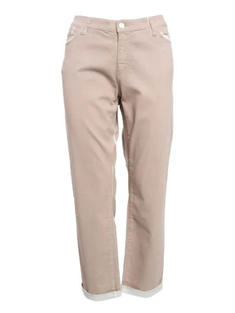 Emporio Armani Pre-Owned side-stripe jeans Pink 1050329