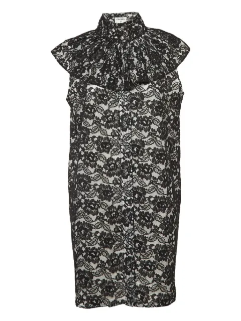 CHANEL Pre-Owned 2024 lace dress Black 1042106