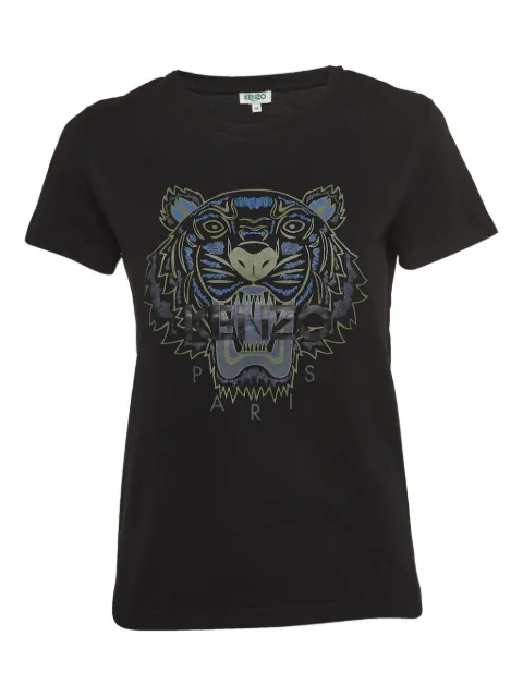 Kenzo Pre-Owned graphic-print T-shirt Black 999807
