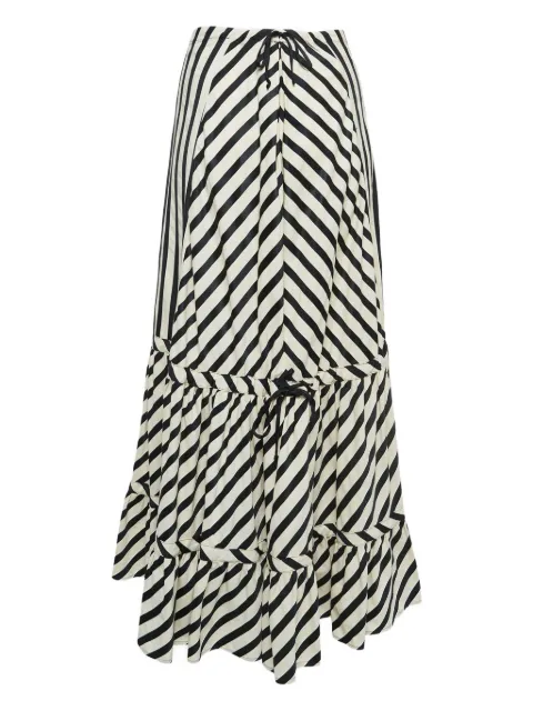 Sportmax Vintage 2023 striped skirt Black 950330
