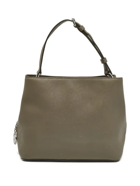 DKNY Vintage leather satchel bag Neutrals 999539
