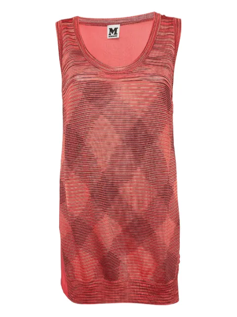 Missoni Pre-Owned striped knitted top Pink 980013