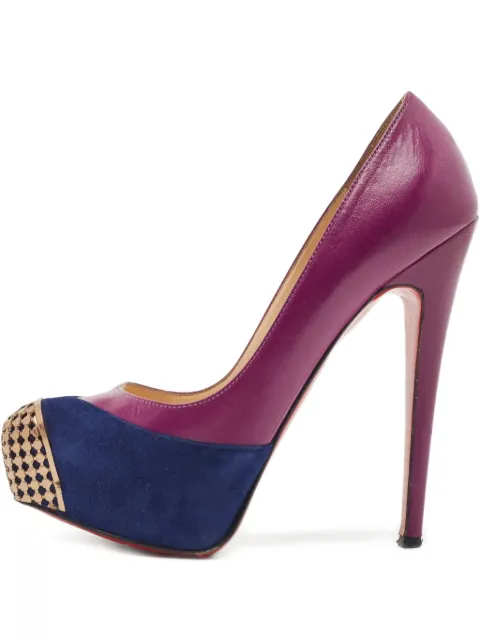 Christian Louboutin Pre-Owned 140mm Maggie pumps Purple 822222