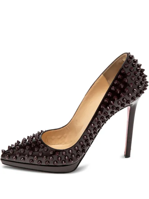 Christian Louboutin Pre-Owned 130mm Pigalle Plato pumps Red 563215