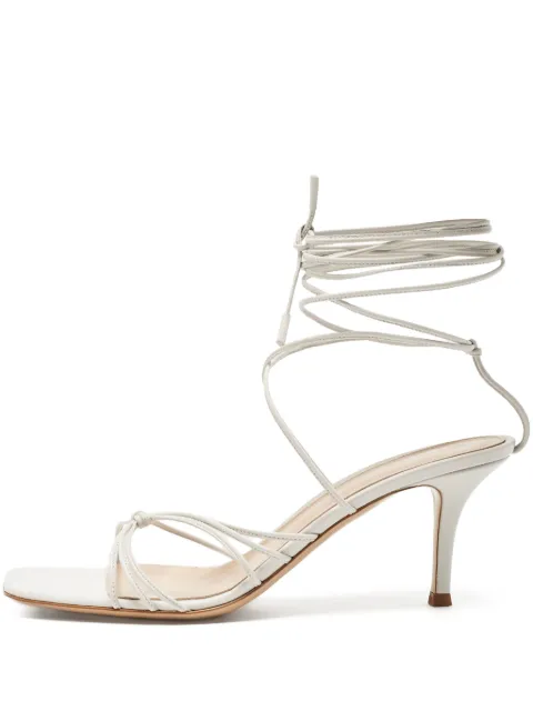 Gianvito Rossi strappy heeled sandals White 952850