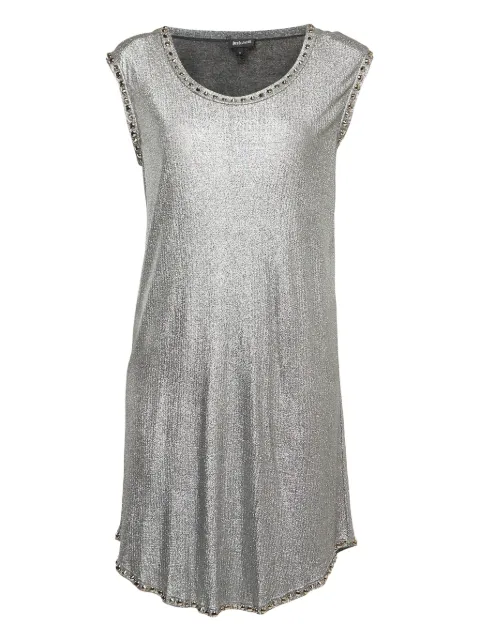 Just Cavalli Vintage metallic-effect midi dress Silver 939182