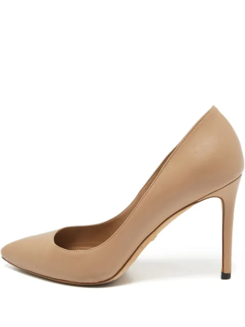 Gucci Pre-Owned 100mm leather pumps Brown 952859