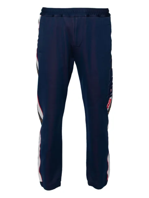 Fendi Pre-Owned monogram-pattern track pants Blue 625772