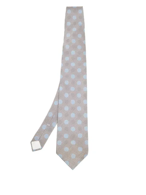 Lanvin Pre-Owned silk tie Grey 604347