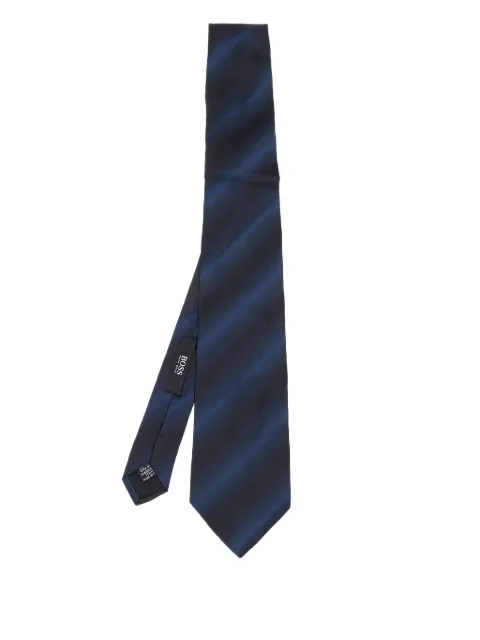 BOSS pre-owned silk tie Blue 604292