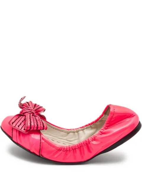 Miu Miu Pre-Owned leather ballet flats Pink 570540