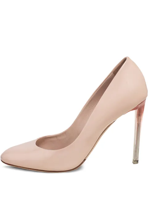 Christian Dior Pre-Owned 100mm leather pumps Neutrals 566897