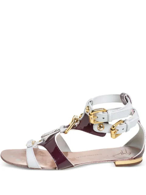 Giuseppe Zanotti Vintage pre-owned buckle-embellished sandals White 405229