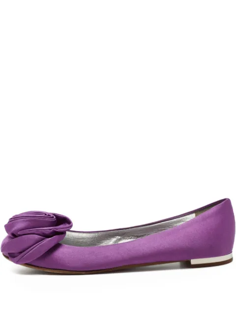 Giuseppe Zanotti Vintage pre-owned satin ballet flats Purple 698907
