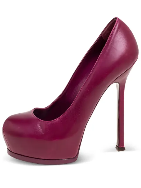 Saint Laurent Pre-Owned 125mm Tribtoo pumps Red 596282