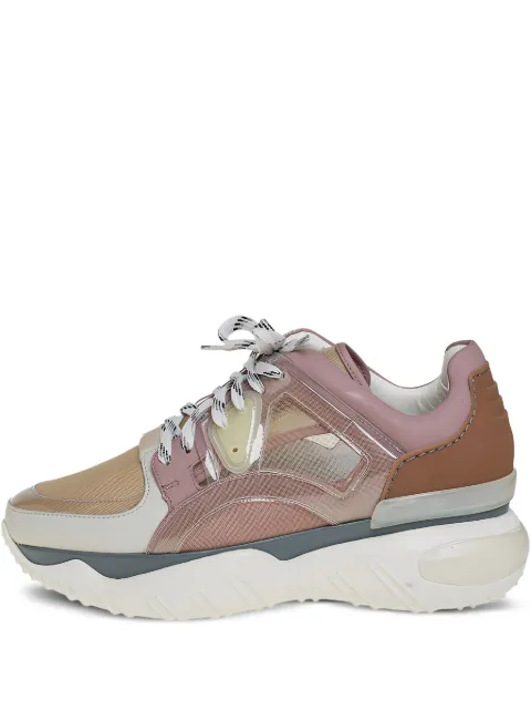 Fendi Pre-Owned panelled sneakers Pink 422926