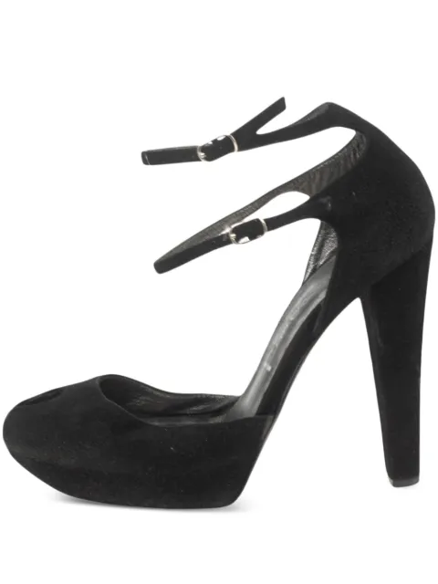 Casadei Vintage pre-owned 110mm peep-toe pumps Black 596002