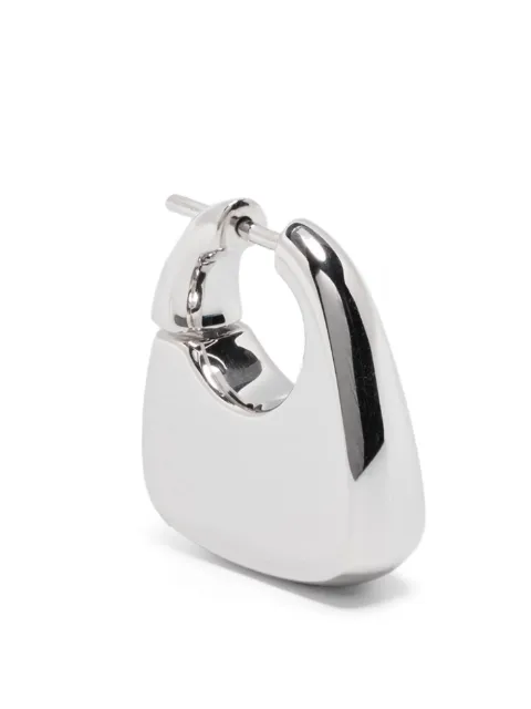 Maria Black medium Tote earring Silver 101107AGM