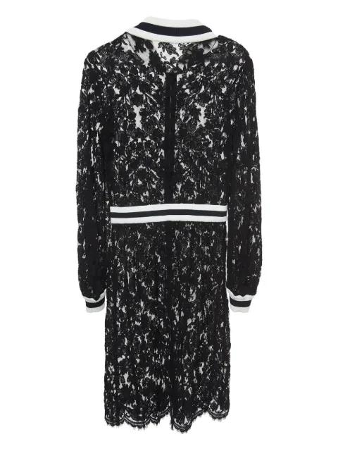 CHANEL Pre-Owned 2024 floral-lace dress Black 904569