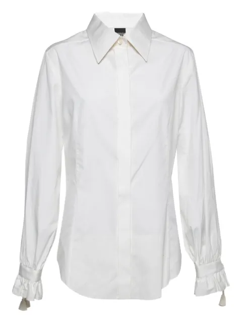 Gianfranco Ferré Pre-Owned long-sleeve button-up shirt White 725926