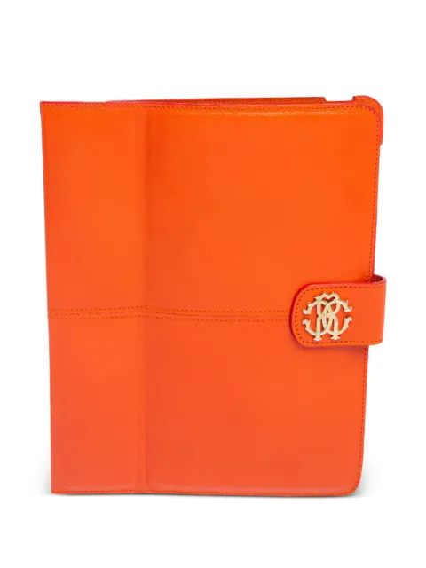 Roberto Cavalli Vintage leather cardholder Orange 495532