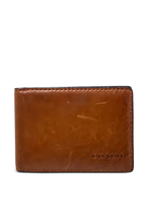 Coach Vintage pre-owned leather wallet Brown 366738
