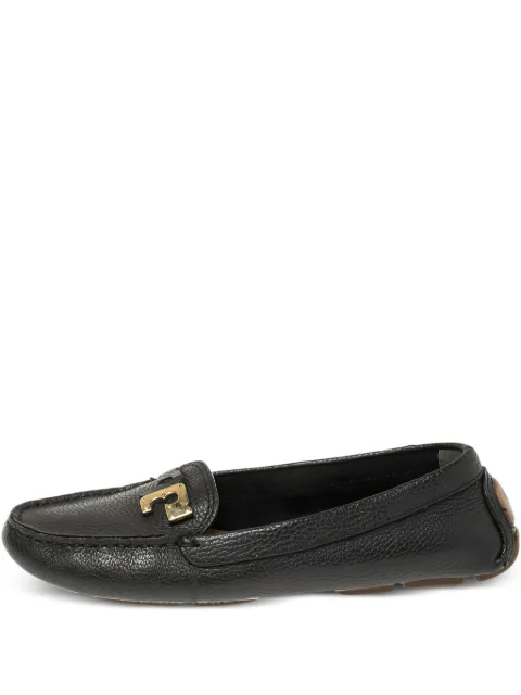 Tory Burch pre-owned leather loafers Black 335927