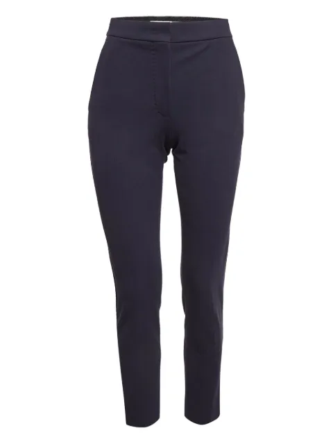 Max Mara pre-owned tailored high-waist trousers Blue 1009425