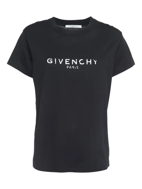 Givenchy Pre-Owned logo-print t-shirt Black 918881