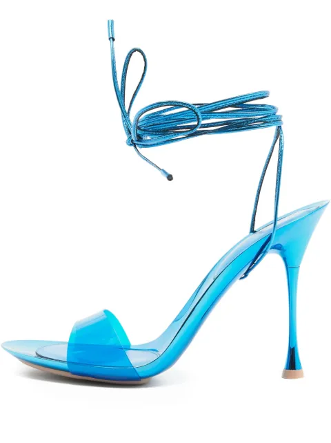 Gianvito Rossi pre-owned 105mm strappy sandals Blue 954532