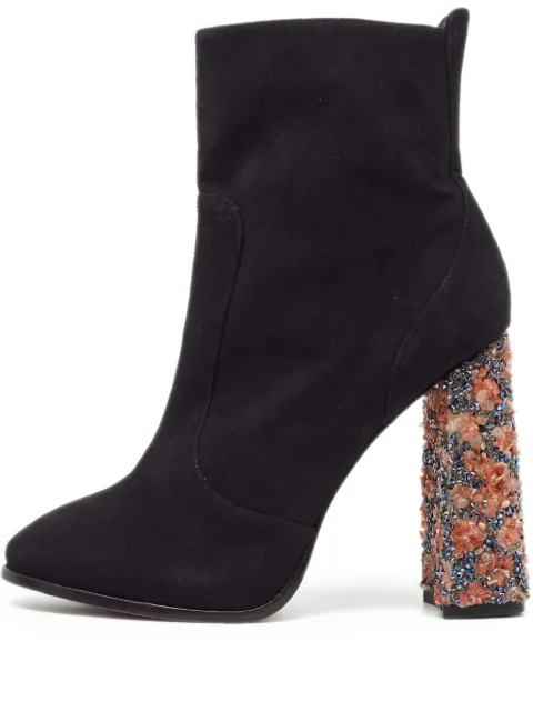 Sophia Webster pre-owned 125mm embellished boots Black 901209