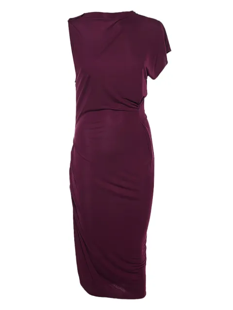 Roland Mouret pre-owned asymmetrical midi dress Pink 563257