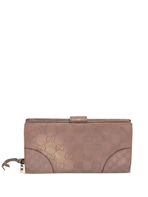 Gucci Pre-Owned monogrammed leather wallet Neutrals 482800