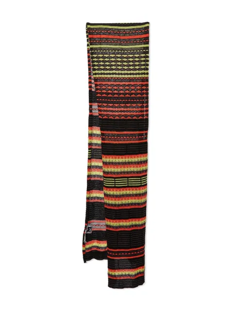 Missoni Pre-Owned cotton scarf Black 893959